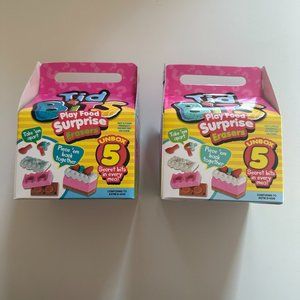 2 TIDBITS PLAY FOOD SUPRISE ERASERS BOX COLLECTIVES